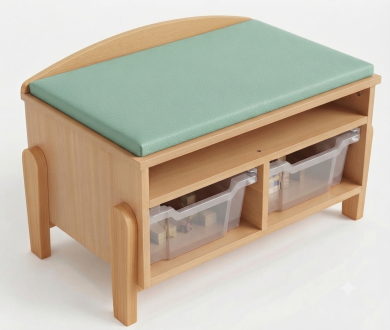 Banc avec rangement sous assise k'briol